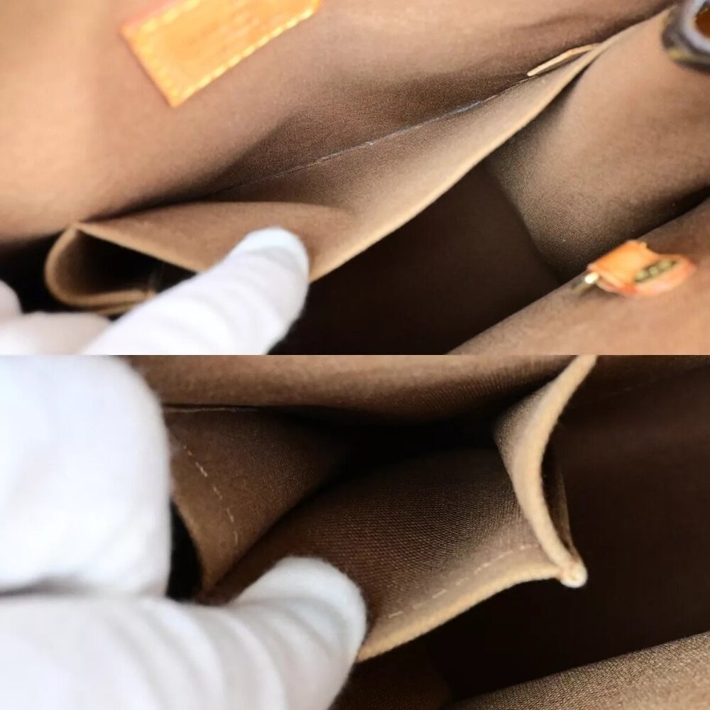 LOUIS VUITTON Popincourt Haut Shoulder Bag Monogram Leather Brown M40007 39YF540 - Picture 14 of 15